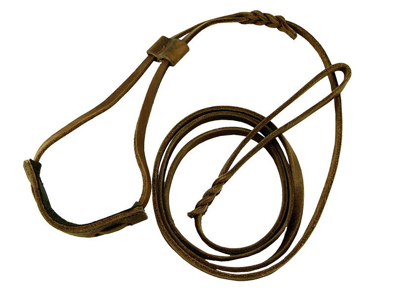 Vorführleine Softleder braun