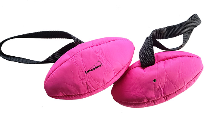 Rugby Ball mit Schlaufe, pink 20cm, Air