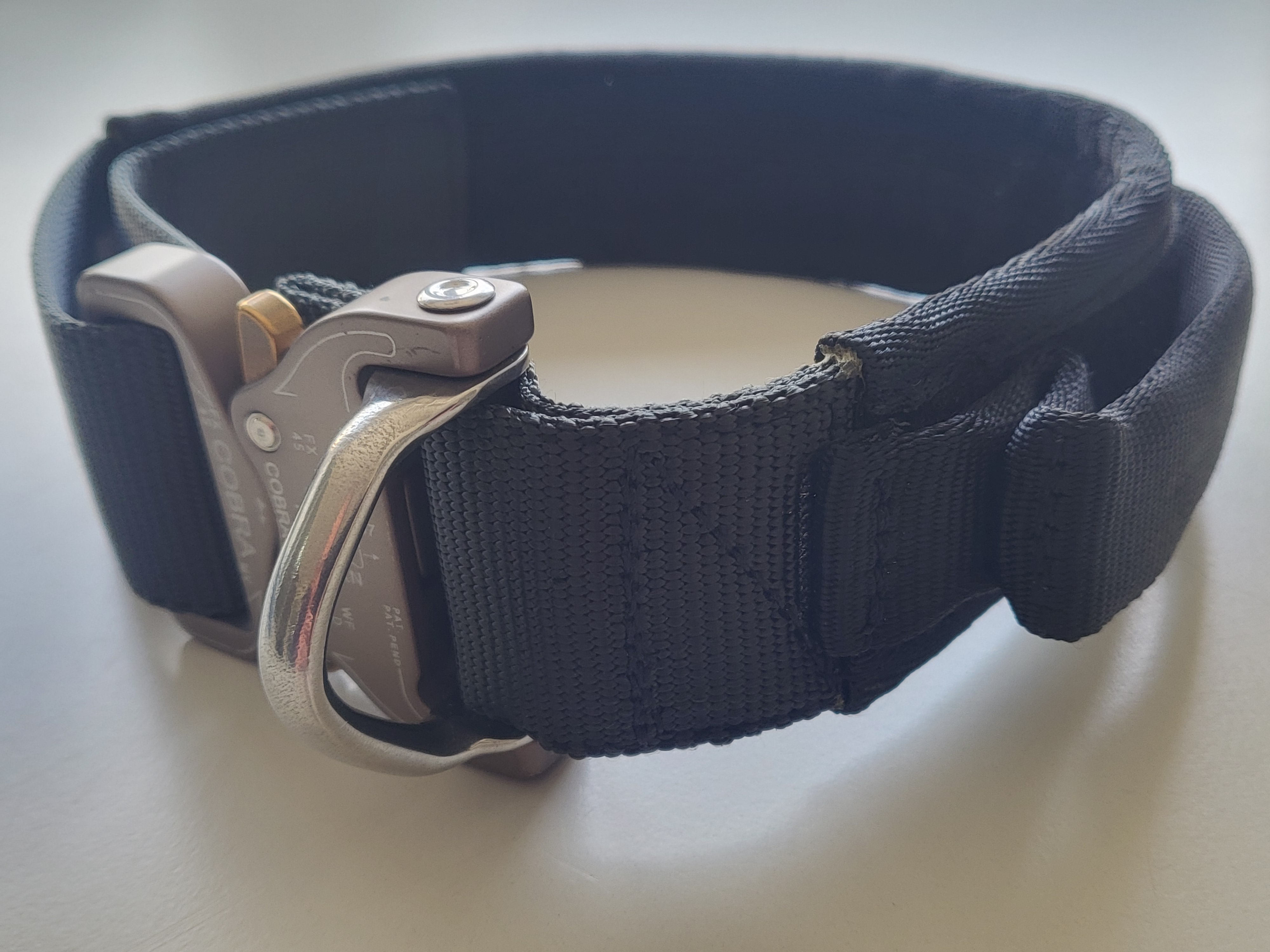 Einsatzhalsband schwarz L 59-65cm Magnetgriff