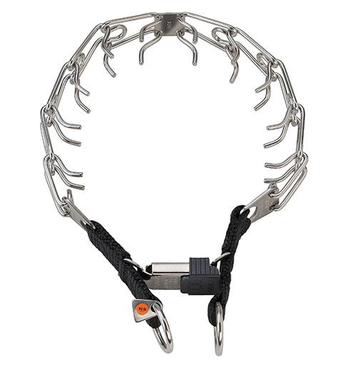 Training collar stainless,3,2mm quick rel.,2 Rings