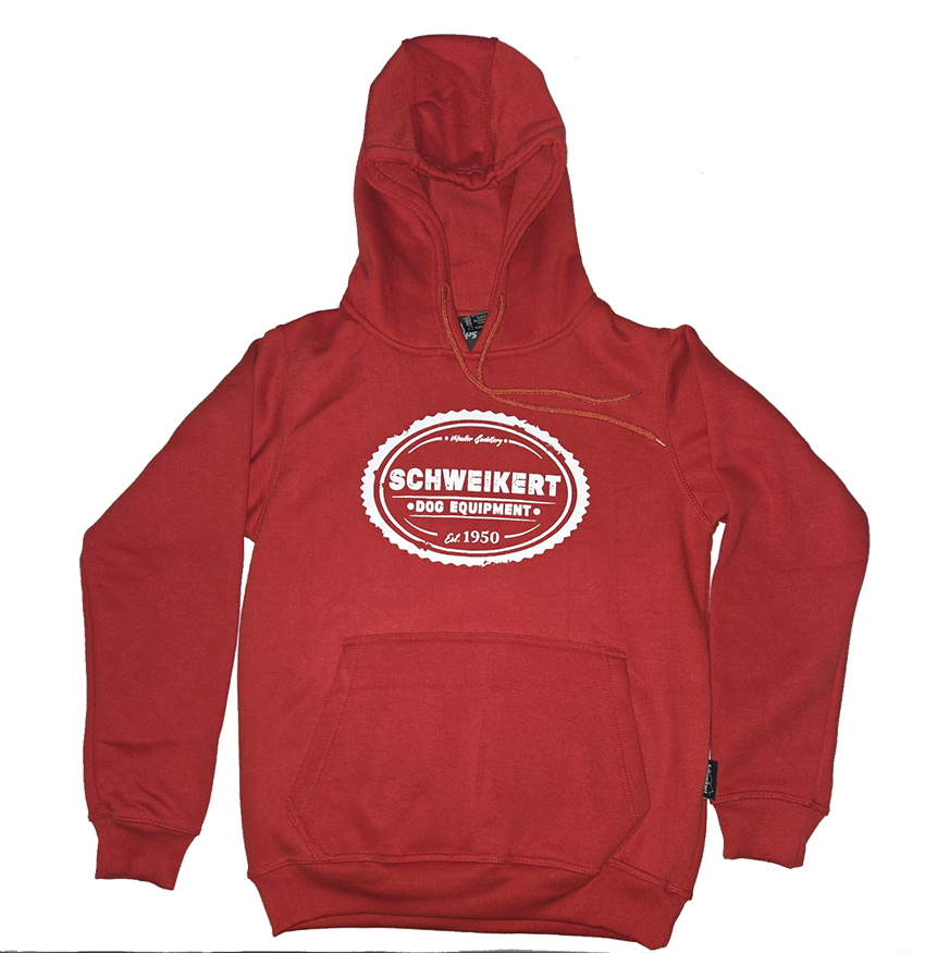 Hoodie Vintage Logo unisex rot