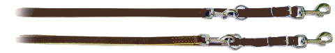 Dressurleine,18mm 2,80m Bolzenhaken, braun