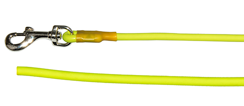 Biothane Leine 6mm rund neongelb