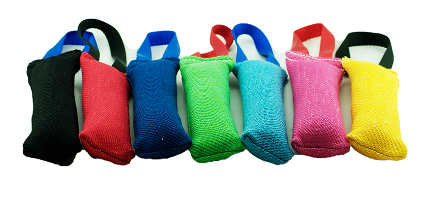 Puppy tug 25 cm w. loop, nylcot black