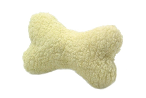 Lammfellknochen ca.21cm mit Sqeeker