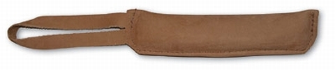 Tug  20cm x 5cm leather with loop