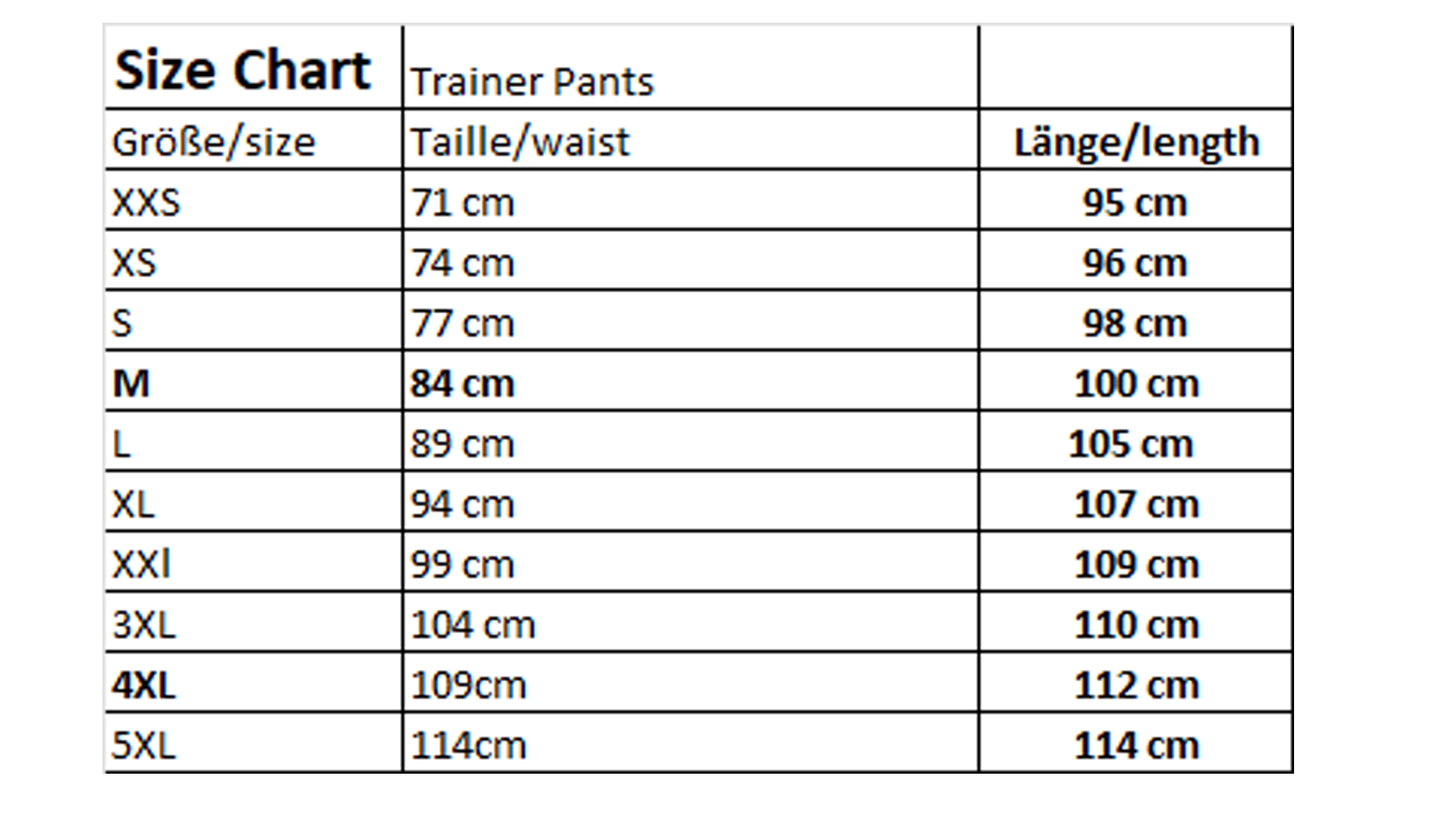 Allwetterhose Unisex schwarz Gr.3XL