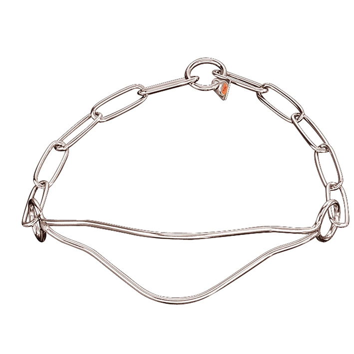 Show collar stainless steel 3mm, 56 cm