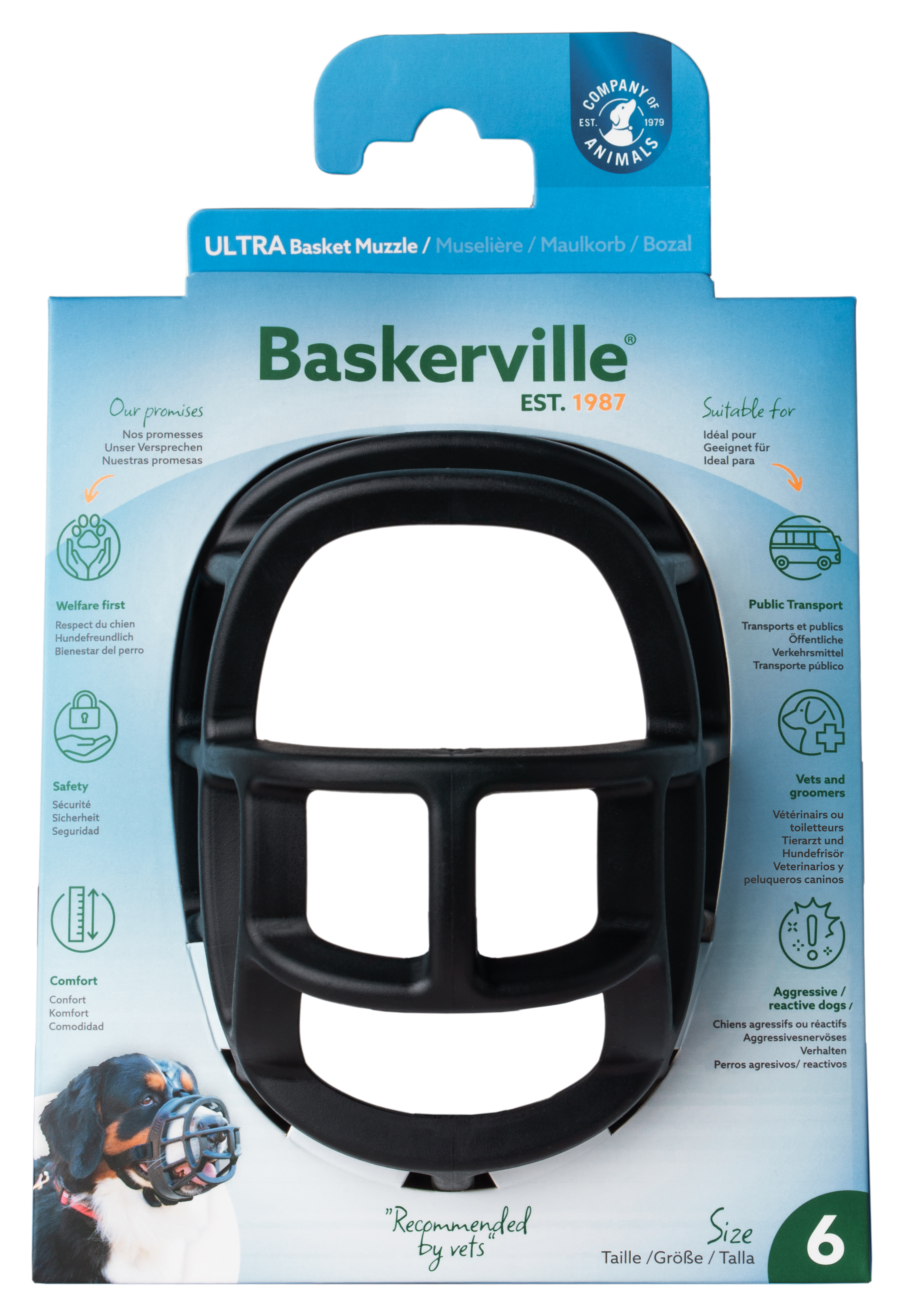 Baskerville Ultra Muzzle Size 6