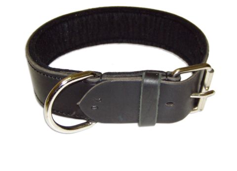 Lederhalsband mit Filz