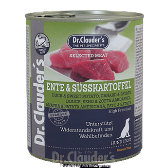 Dr. Clauder's Ente & Süßkartoffel 800 g Dose