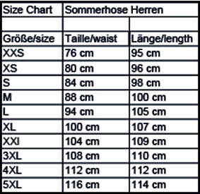 Allwetterhose Unisex schwarz Gr.3XL