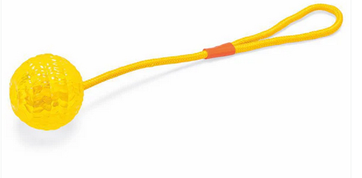 Ball TPR mit Wurfseil 7cm