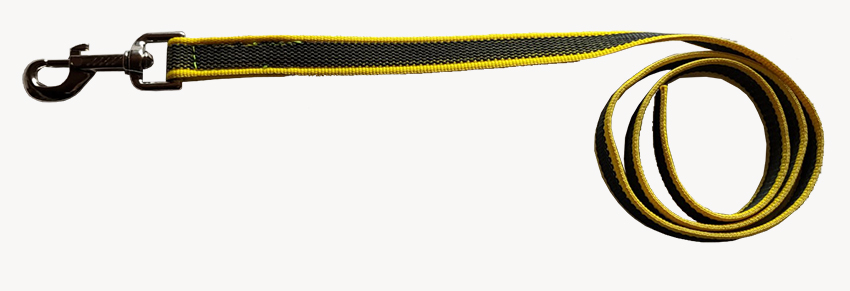 Leine gummiert gelb 20mm 10 m  o.HS.