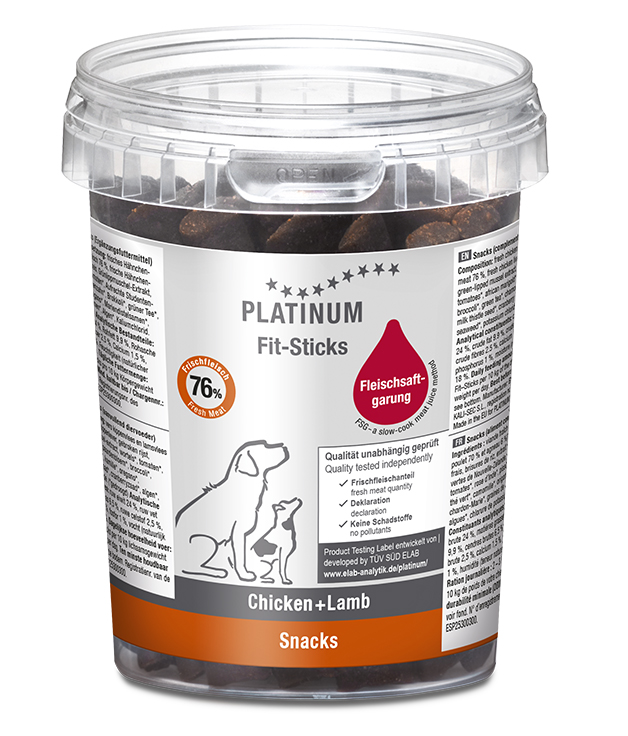 Platinum Fit-Sticks Chicken & Lamb 300g