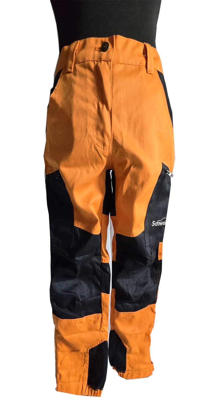 Schweikert Sommerhose Damen schwarz-pfirsich