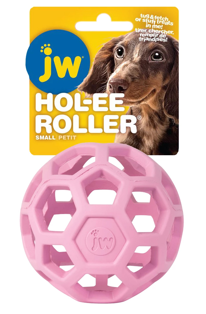 JW Hol-EE Roller Gitterball S 9cm pink