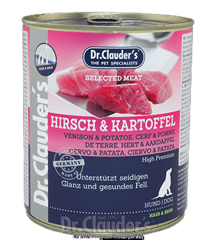 Dr. Clauder's Hirsch & Kartoffel 800 g Dose
