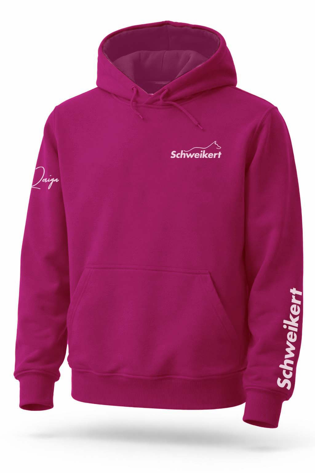 Hoodie Damen magenta  L