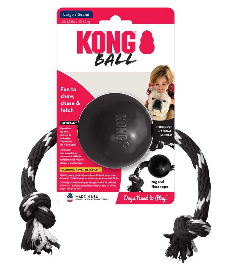 KONG Extreme Ball mit Seil Lg