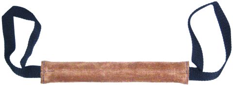Tug  25cm, leather with 2 loops