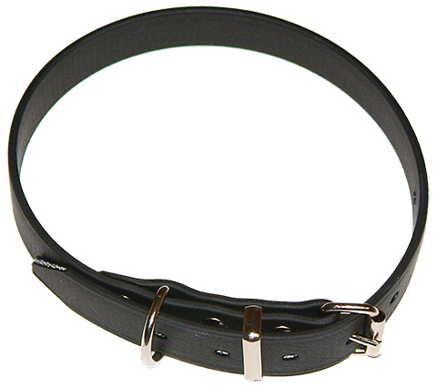 Biothane Halsband 16mm schwarz