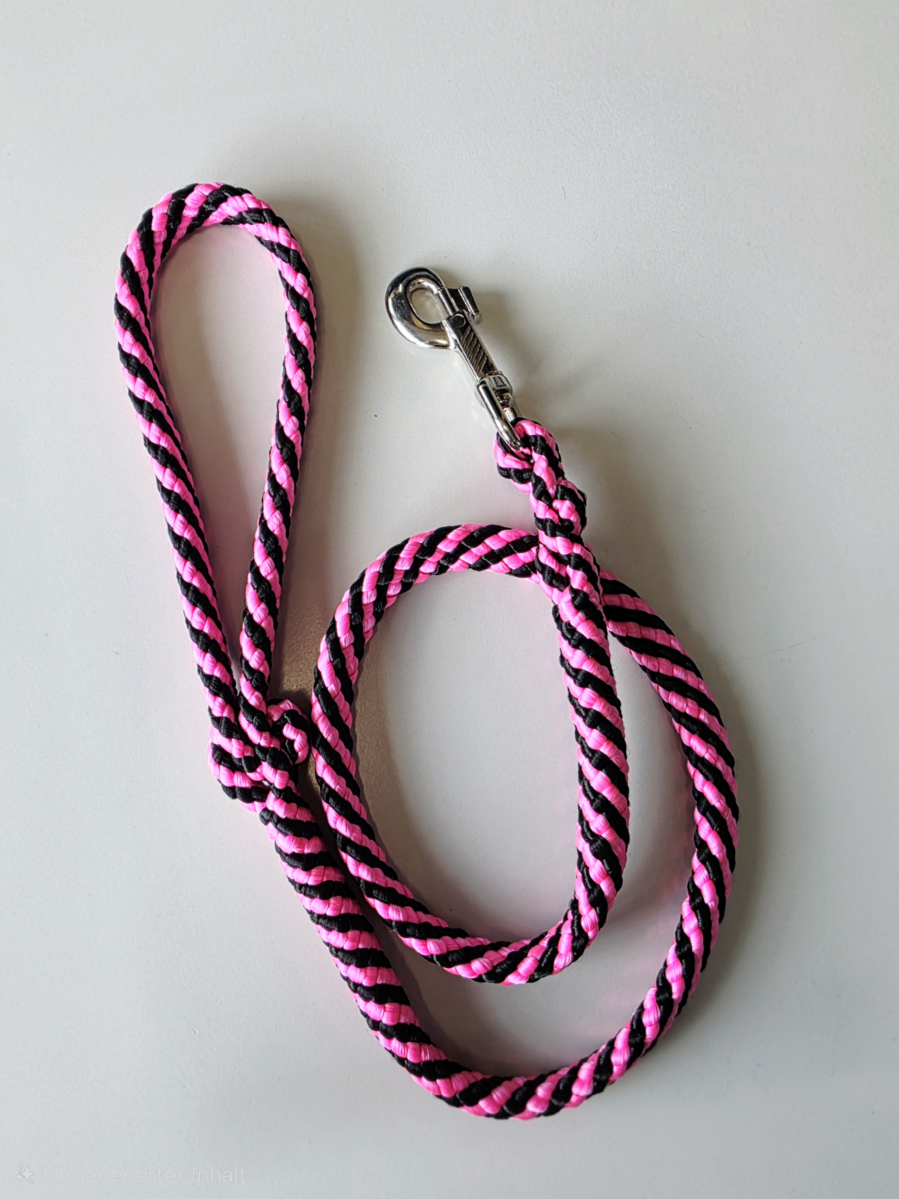 Leine, Multiseil Bolzenhaken 120 cm pink-schwarz