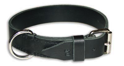 Lederhalsband einfach 30mm, 45cm