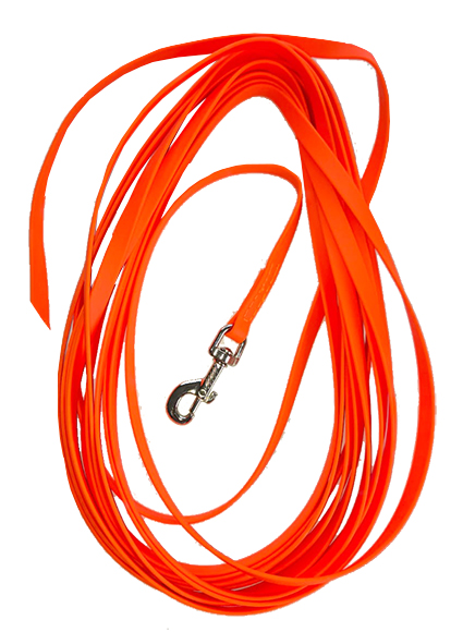Biothane Leine 16mm 5 m orange Ende offen